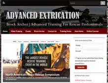 Tablet Screenshot of advancedextrication.com